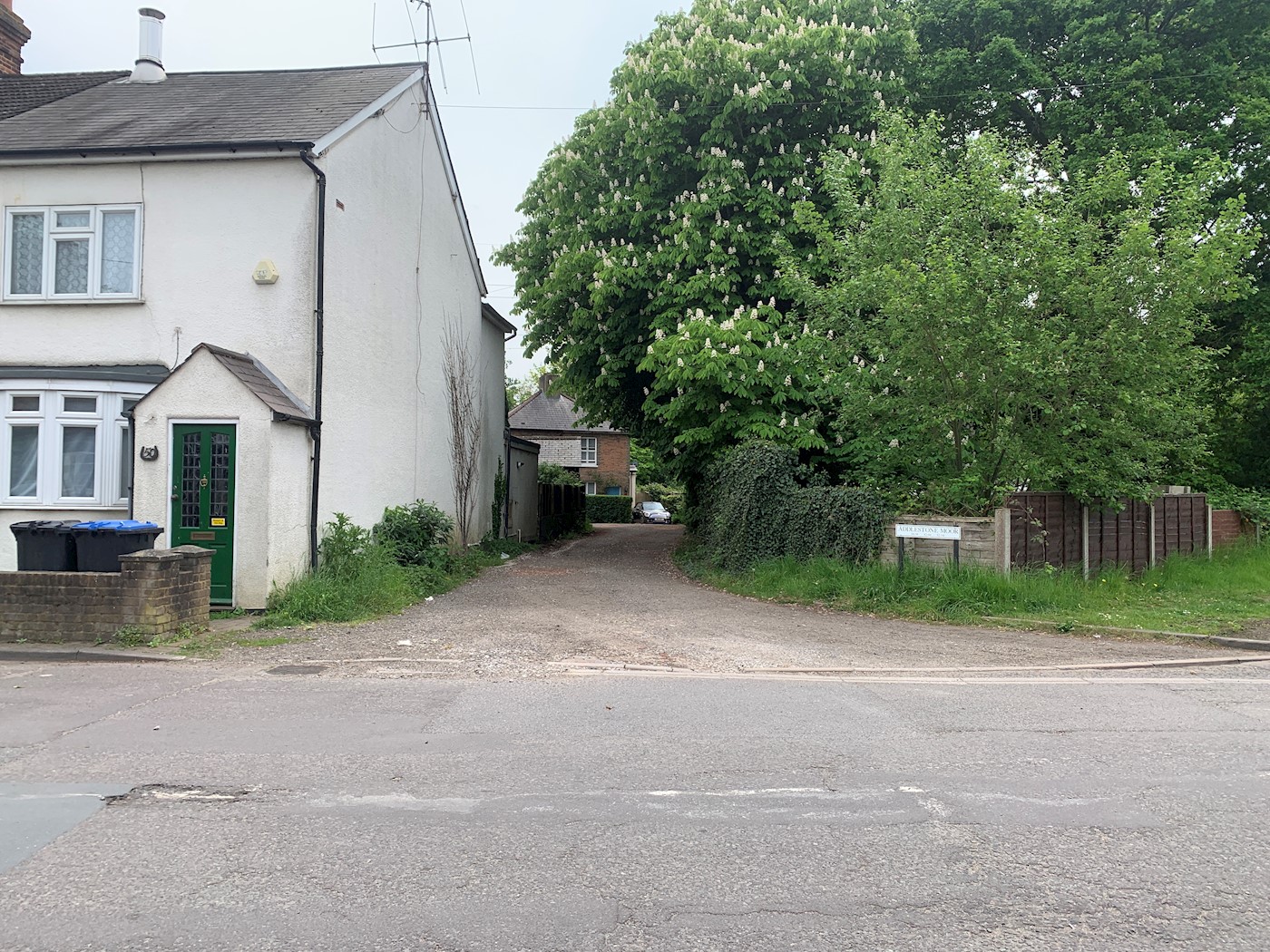 Driveway and land to the rear of 50 Addlestone Moor, Addlestone, KT15 2QL 1/10