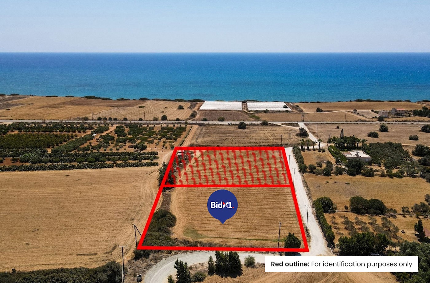 Touristic Field close to seafront in Agios Theodoros, Larnaca 1/4
