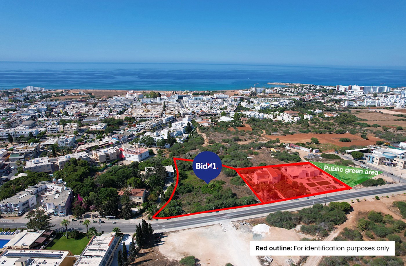 Half-share of 2 adjoining residential fields in Ayia Napa, Famagusta 1/3