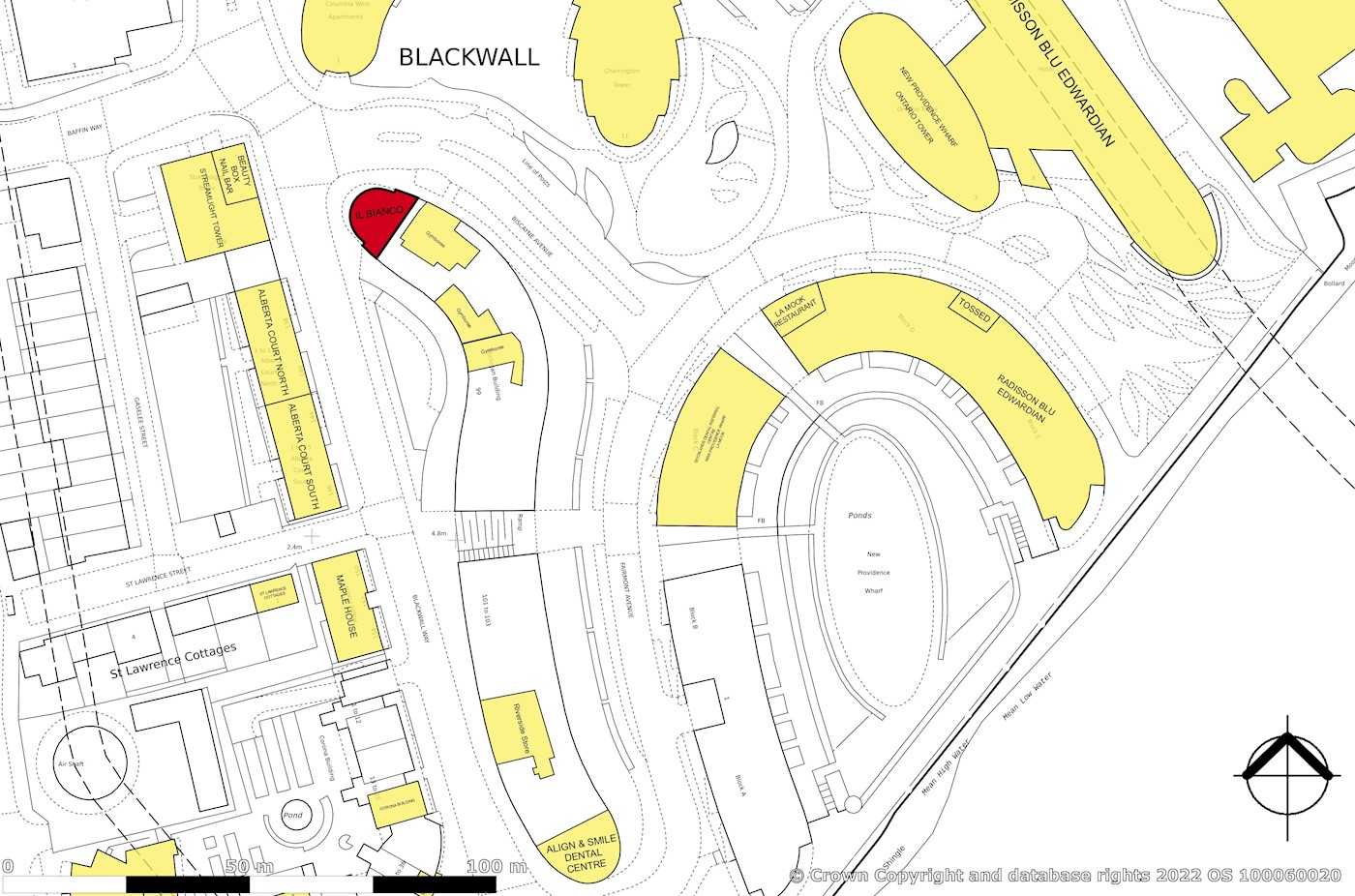 Il Bacino, Unit 1, Michigan Building, New Providence Wharf, Fairmont Avenue, Tower Hamlets, E14 9PB
