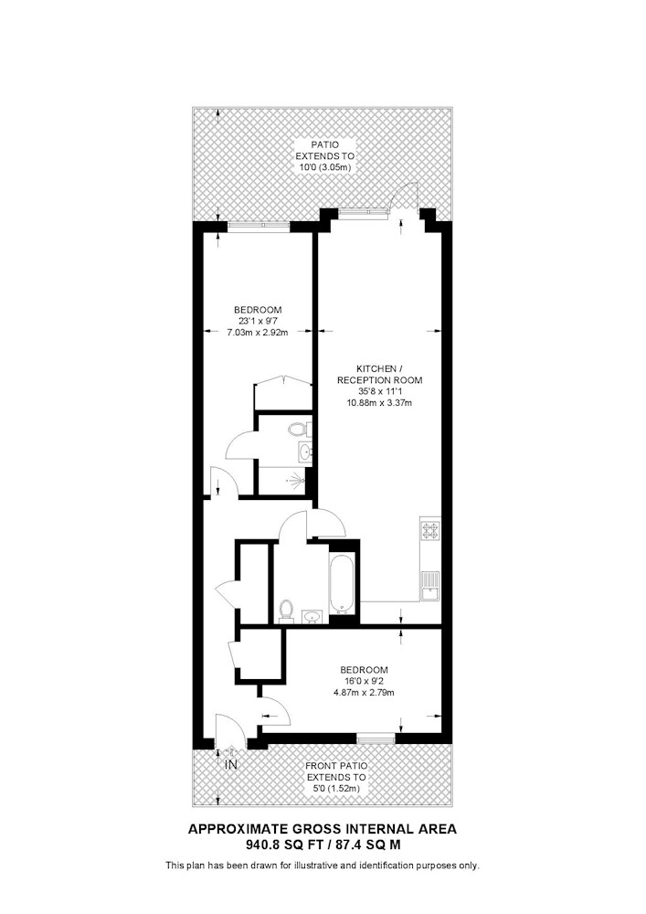 3 Redwell House, Singapore Road, London, W13