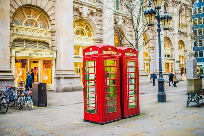 Telephone Kiosk 2, Royal Exchange Buildings, City of London, EC3, Ηνωμένο Βασίλειο