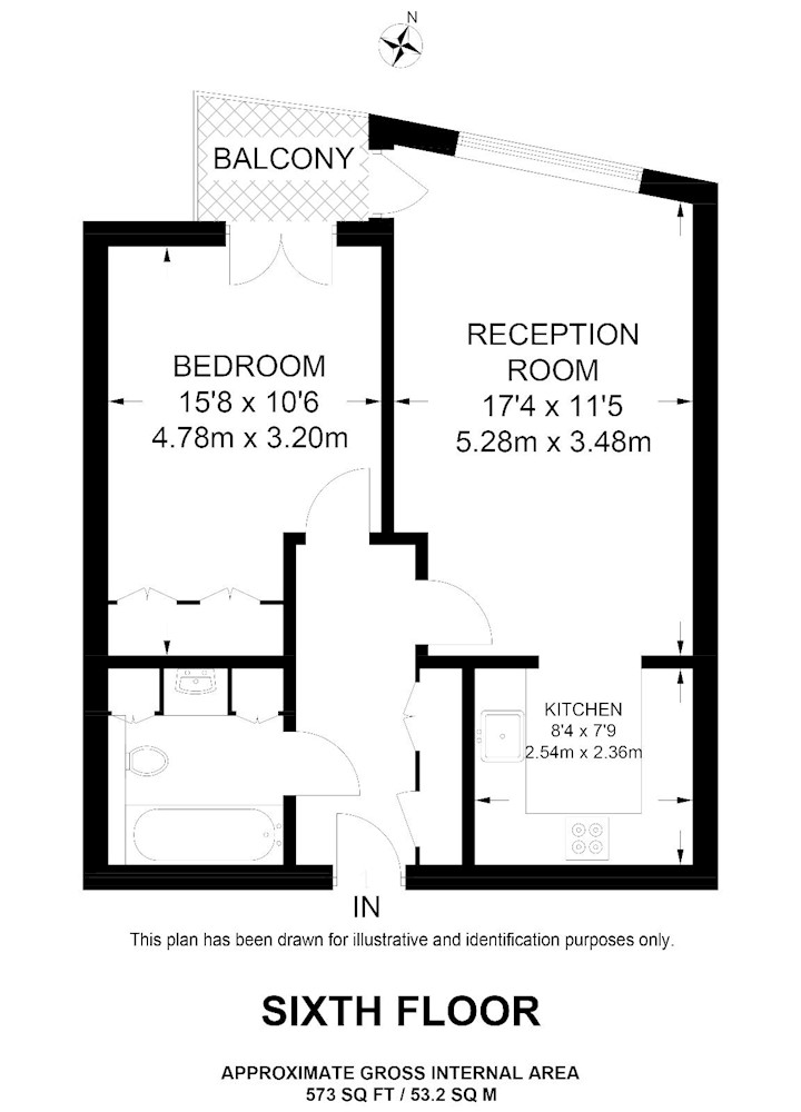 612 New Providence Wharf, 1Fairmont Avenue, London, E14