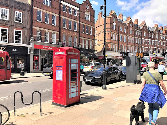 Telephone Kiosk, o/s 35 Hampstead High Street, Camden, London, NW3 1QA, United Kingdom