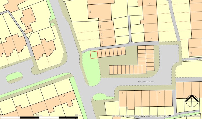 Land at Halland Close, Crawley, Surrey RH10 1SE, United Kingdom