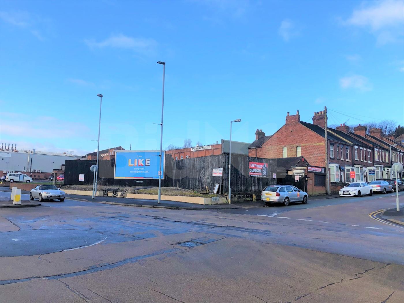 Land at the corner with London Road/Sturgess Street, Stoke on Trent, ST4 7QH 1/4