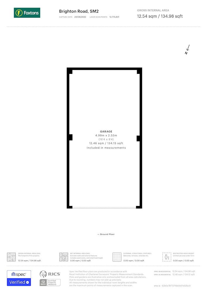 Garage, Sutton Court, Brighton Road, Sutton, Surrey, SM2