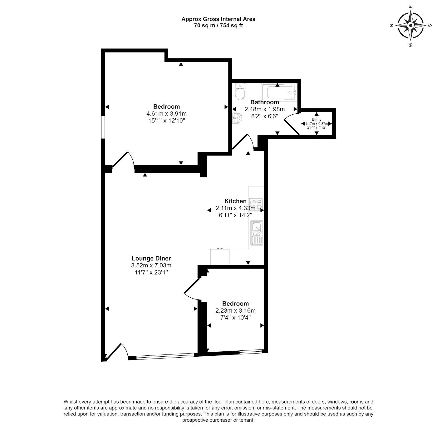 Apartment 15 in The George Hotel
