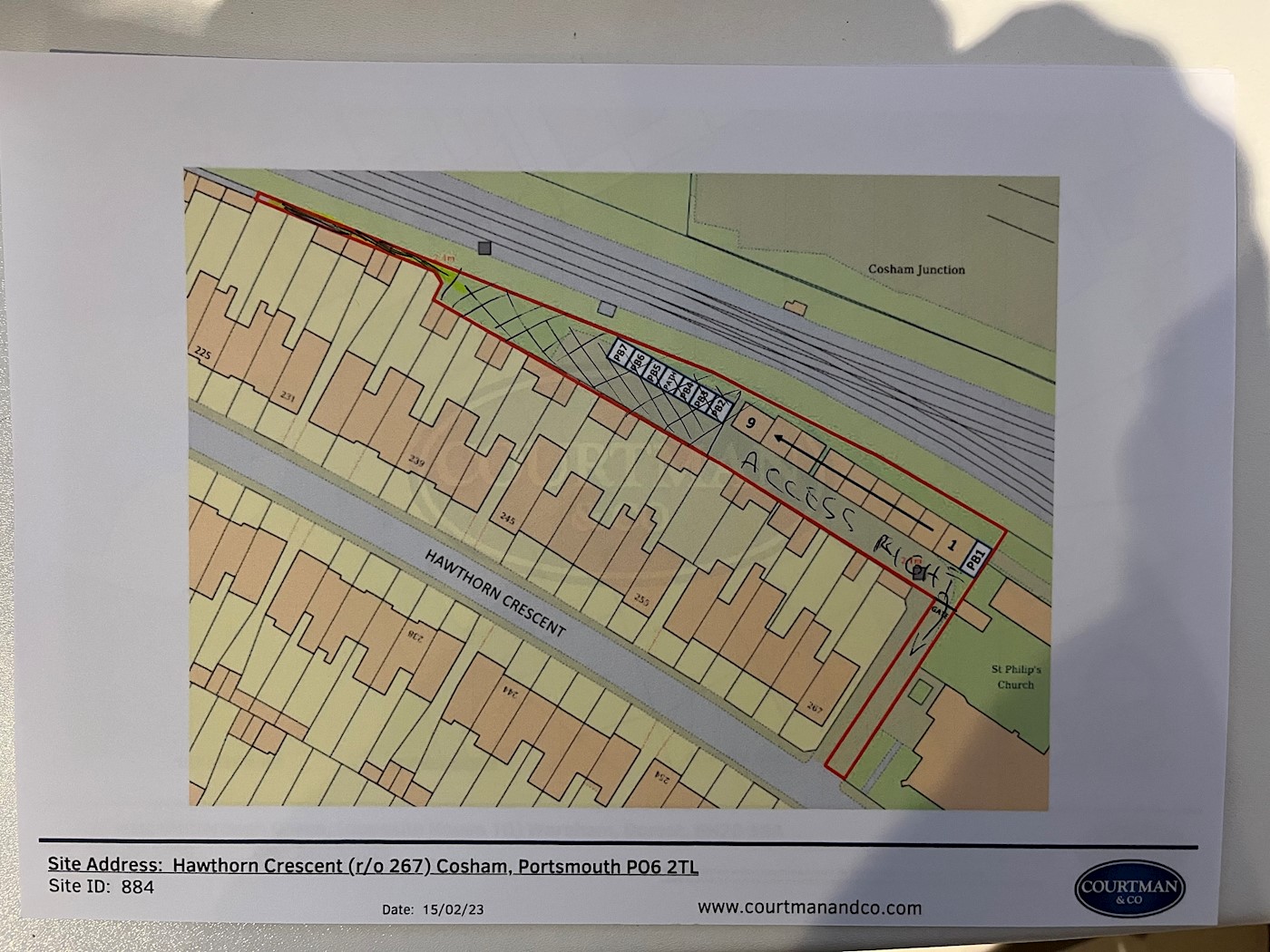 Land to rear of 267 Hawthorn Crescent