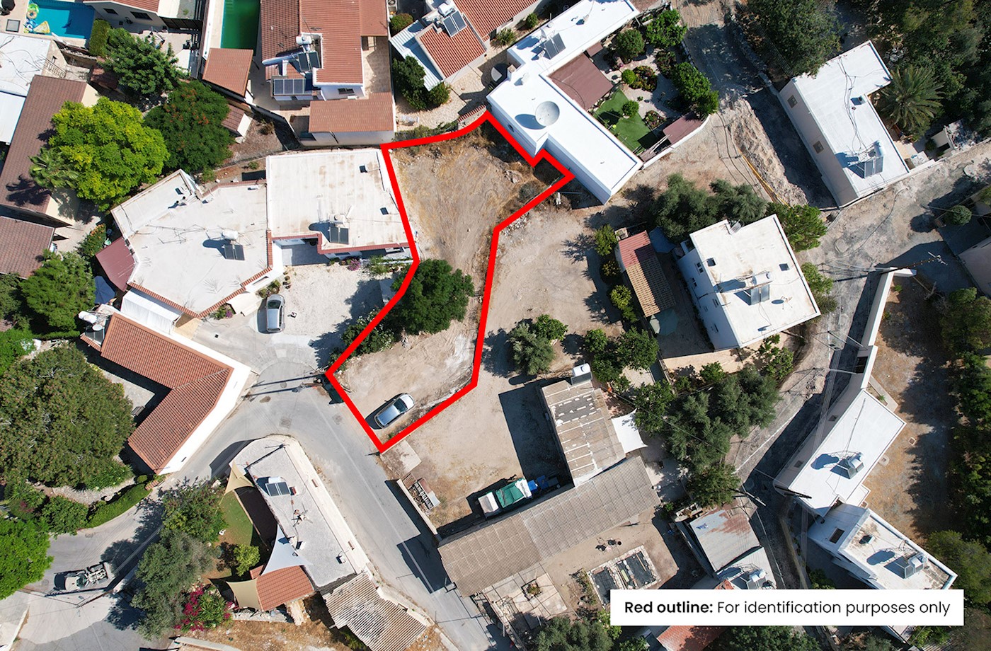 Residential plot in Anavargos, Paphos 1/3