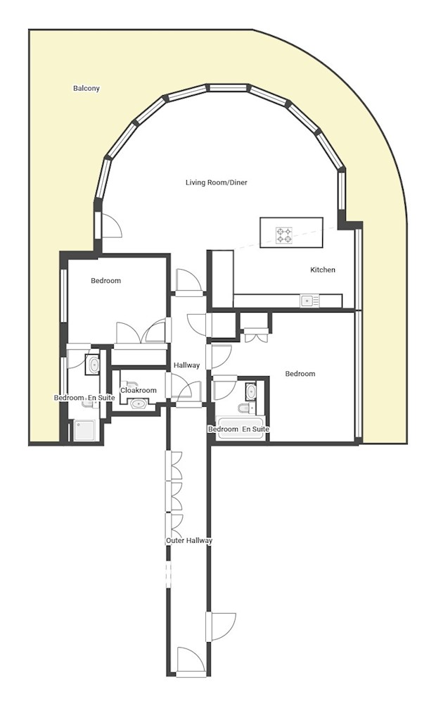 Flat 20 The Glass House, 51-57 Lacy Road, Putney, SW15 1PR