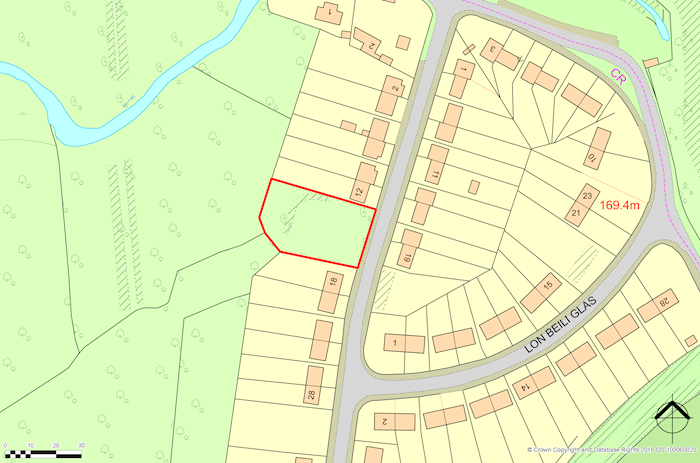 Land between 12 and 18 Derwydd Avenue, Ammanford, Dyfed, SA18 1PH 1/5