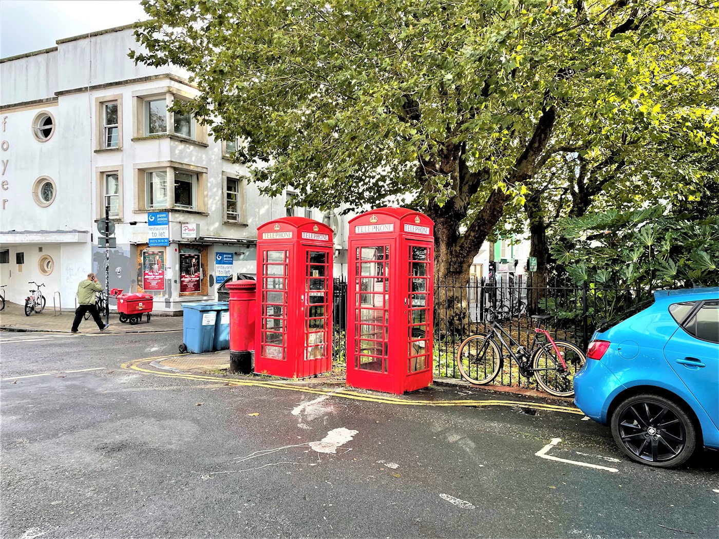 Telephone Kiosk 1 junction of Pelham Square, opposite 14 Trafalgar Street, Brighton, BN1 4EQ 1/6