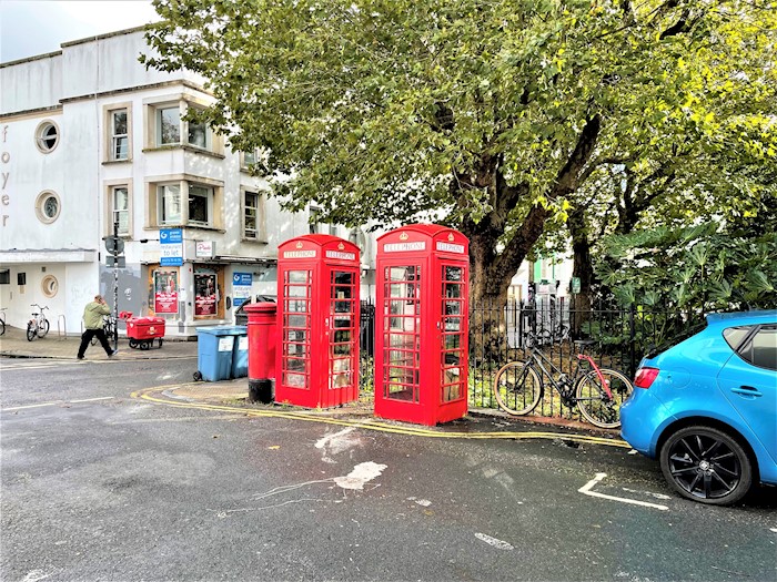 Telephone Kiosk 1 (south) Pelham Square, / Trafalgar Street, Brighton, United Kingdom