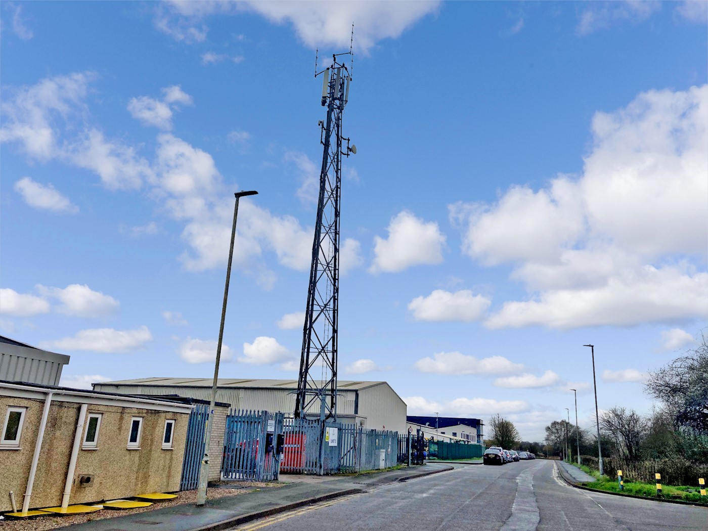 Telecommunications Mast, Abbey Road, Wrexham Industrial Estate, Wrexham, LL13 9PW 1/4