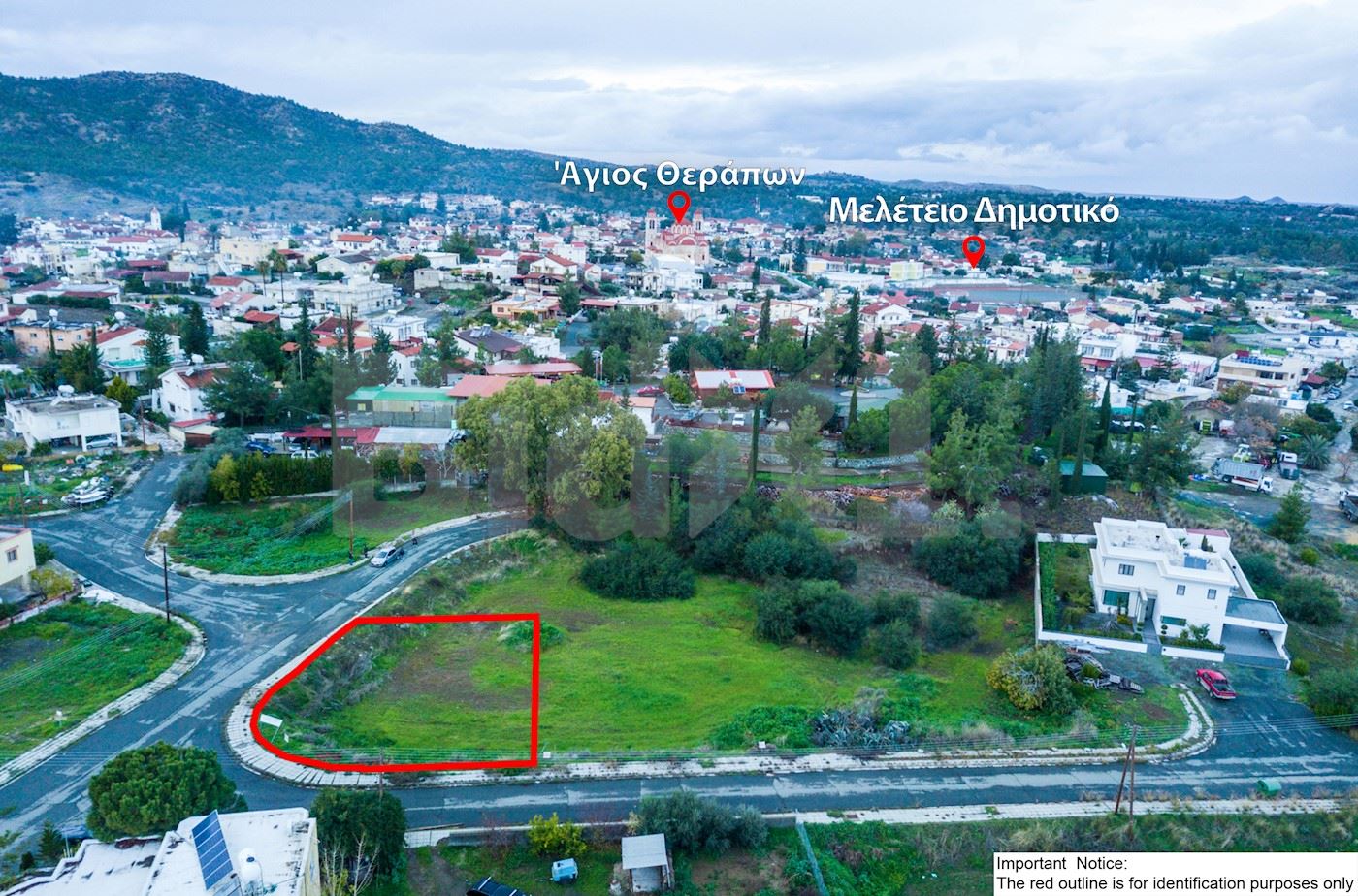 Residential plot in Lythrodontas, Nicosia 1/3