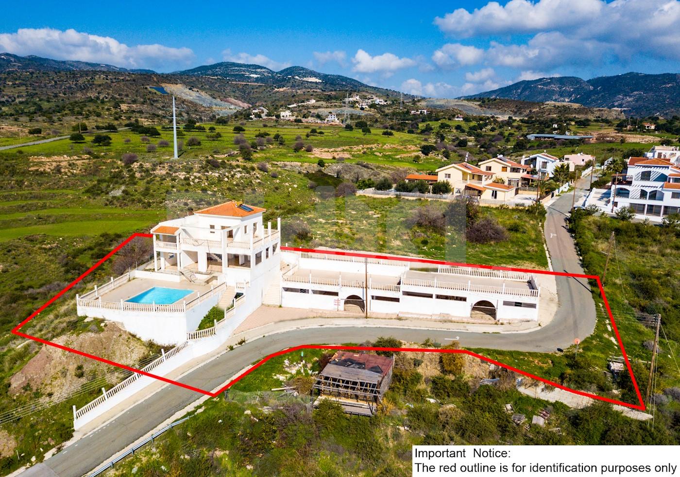 Incomplete Detached Five-Bedroom Villa in Pegeia, Paphos 1/4