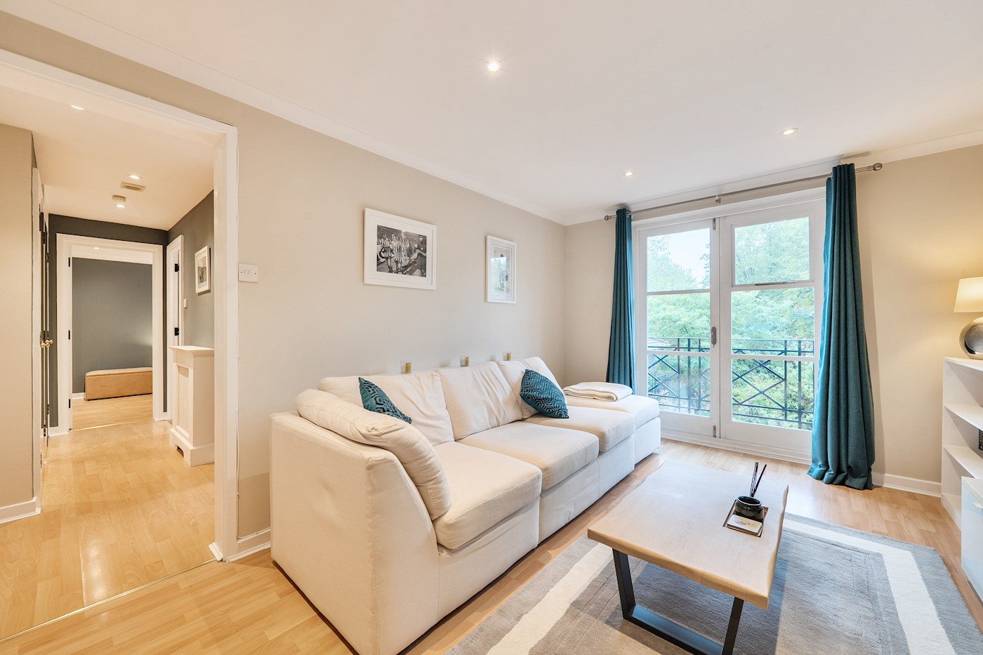 One Bedroom Third-Floor Flat with Balcony and Parking