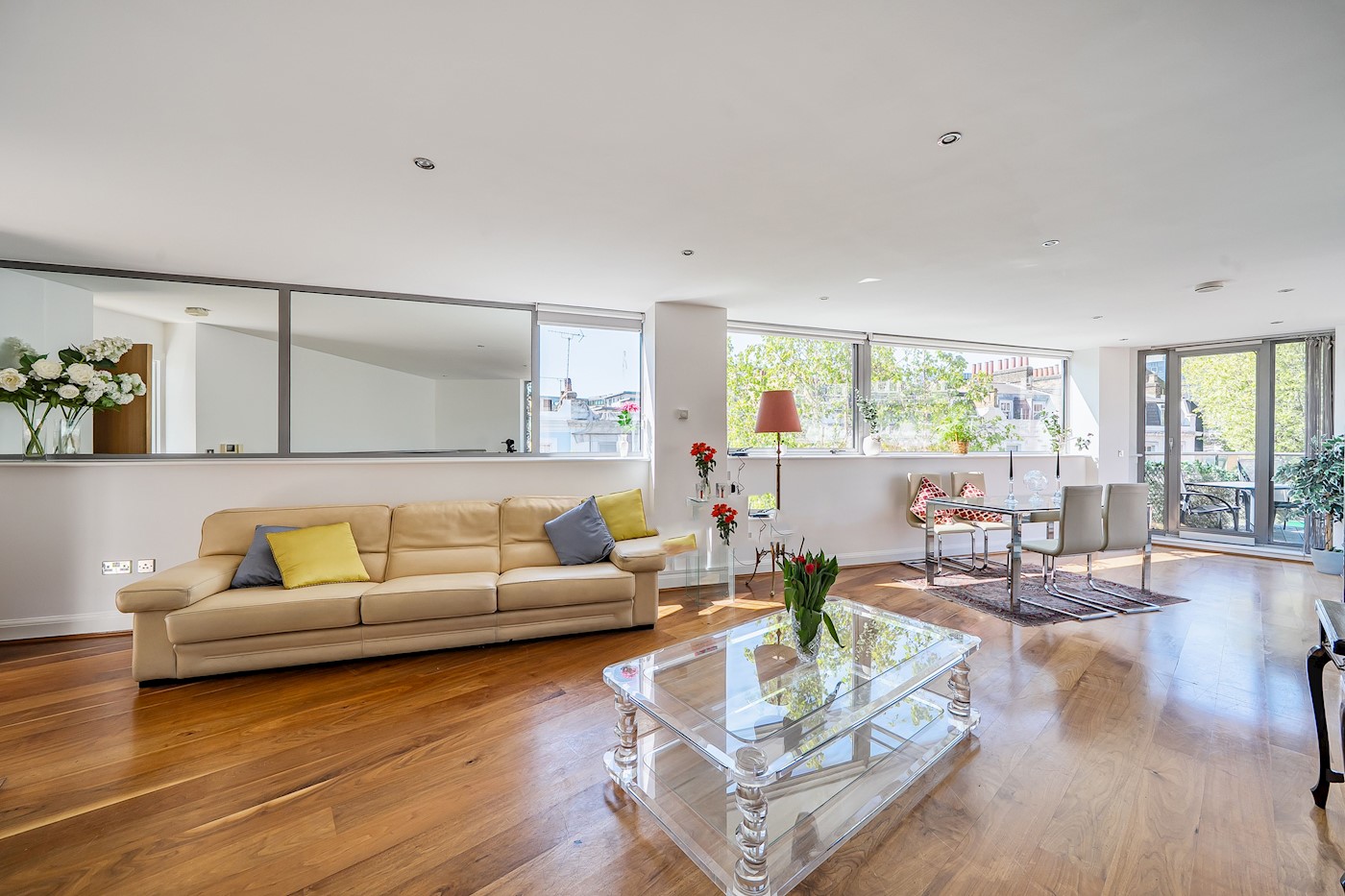 Two Bedroom Duplex Apartment with Private Terraces