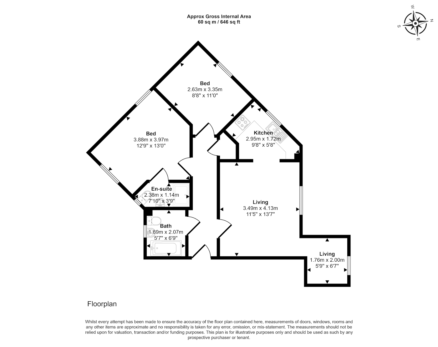 Leasehold Two Bedroom Flat